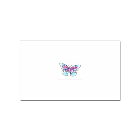 fbutterfly3 Sticker Rectangular (100 pack) from ArtsNow.com Front