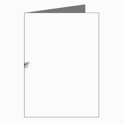 fbutterfly3 Greeting Cards (Pkg of 8) from ArtsNow.com Left