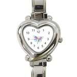 fbutterfly3 Heart Italian Charm Watch