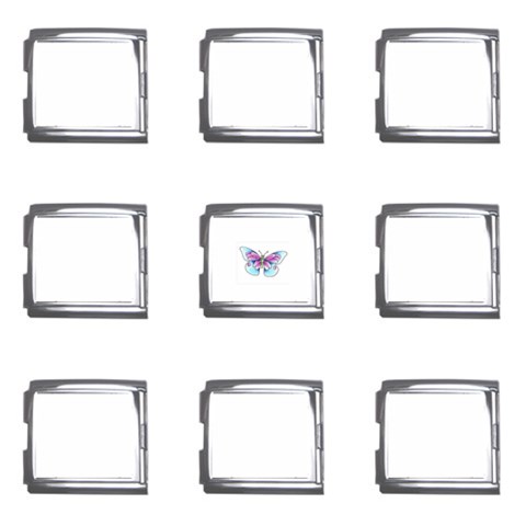 fbutterfly3 Mega Link Italian Charm (9 pack) from ArtsNow.com Front