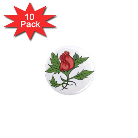 flowerrose18599 1  Mini Magnet (10 pack)  from ArtsNow.com Front