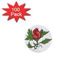 flowerrose18599 1  Mini Button (100 pack) 