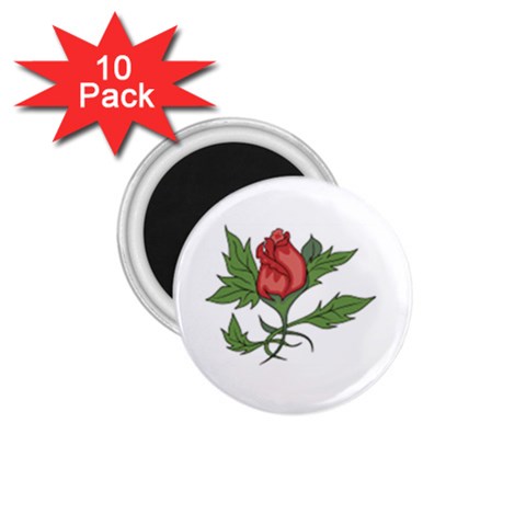 flowerrose18599 1.75  Magnet (10 pack)  from ArtsNow.com Front