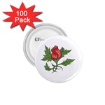flowerrose18599 1.75  Button (100 pack) 