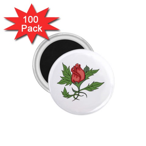 flowerrose18599 1.75  Magnet (100 pack)  from ArtsNow.com Front