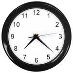 flowerrose18599 Wall Clock (Black)