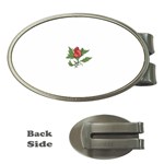 flowerrose18599 Money Clip (Oval)