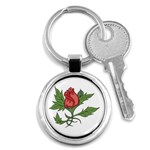 flowerrose18599 Key Chain (Round)