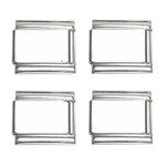 flowerrose18599 9mm Italian Charm (4 pack)