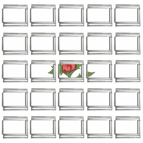 flowerrose18599 9mm Italian Charm (25 pack) from ArtsNow.com Front