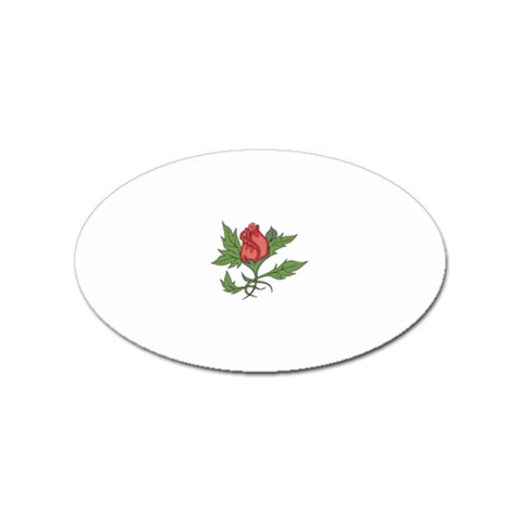 flowerrose18599 Sticker (Oval) from ArtsNow.com Front