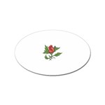 flowerrose18599 Sticker (Oval)