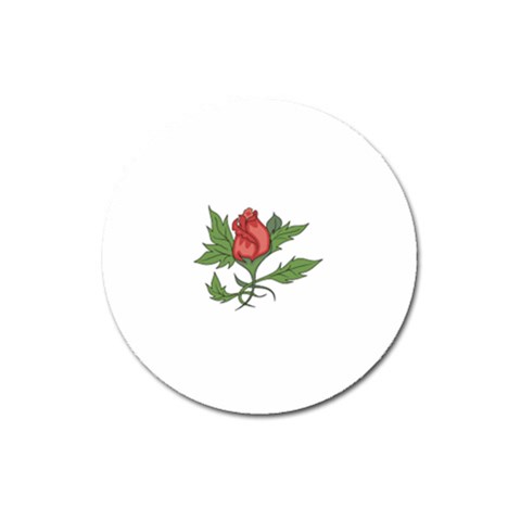 flowerrose18599 Magnet 3  (Round) from ArtsNow.com Front