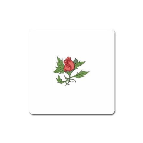 flowerrose18599 Magnet (Square) from ArtsNow.com Front