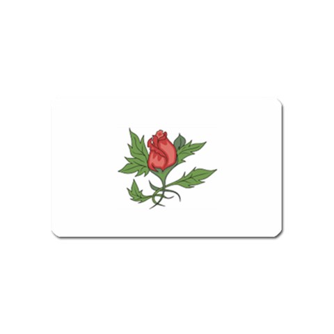 flowerrose18599 Magnet (Name Card) from ArtsNow.com Front