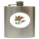 flowerrose18599 Hip Flask (6 oz)