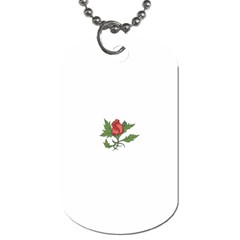 flowerrose18599 Dog Tag (Two Sides) from ArtsNow.com Front