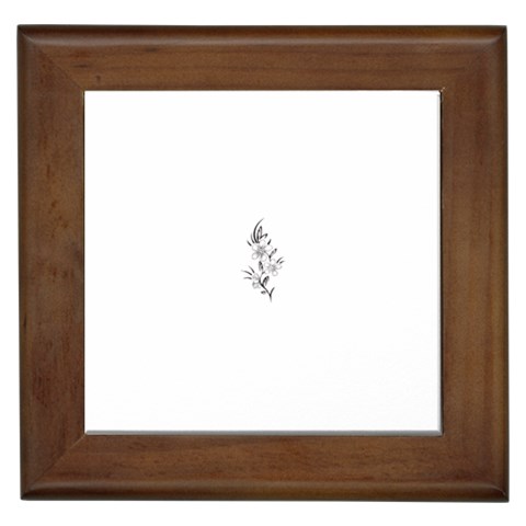 flowers3070 Framed Tile from ArtsNow.com Front