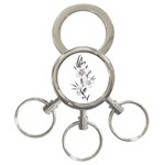 flowers3070 3-Ring Key Chain