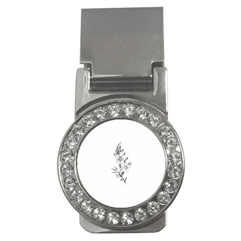 flowers3070 Money Clip (CZ) from ArtsNow.com Front