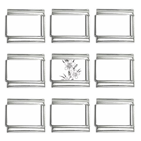flowers3070 9mm Italian Charm (9 pack) from ArtsNow.com Front