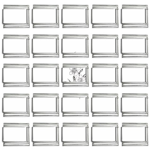 flowers3070 9mm Italian Charm (25 pack) from ArtsNow.com Front