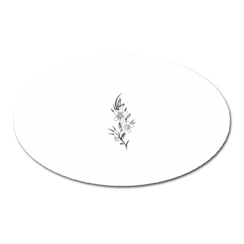 flowers3070 Magnet (Oval) from ArtsNow.com Front