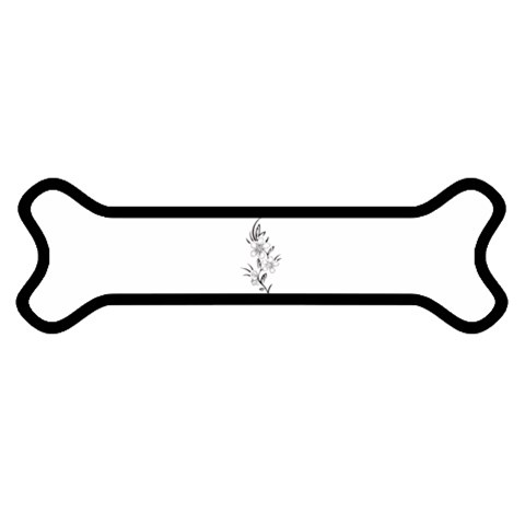 flowers3070 Magnet (Dog Bone) from ArtsNow.com Front