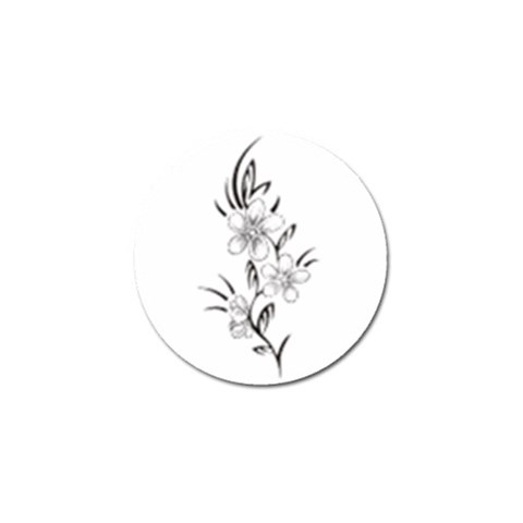 flowers3070 Golf Ball Marker from ArtsNow.com Front