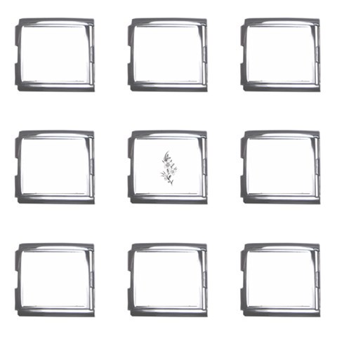 flowers3070 Mega Link Italian Charm (9 pack) from ArtsNow.com Front