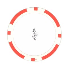 flowers3070 Poker Chip Card Guard from ArtsNow.com Front