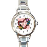 heart1754 Round Italian Charm Watch