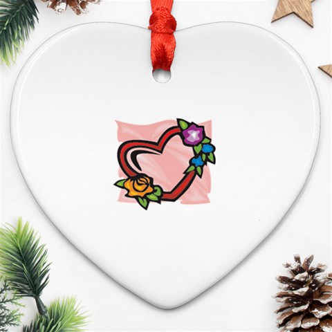 heart1754 Ornament (Heart) from ArtsNow.com Front