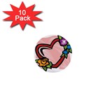 heart1754 1  Mini Button (10 pack) 