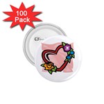 heart1754 1.75  Button (100 pack) 