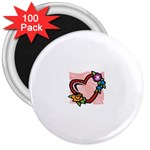 heart1754 3  Magnet (100 pack)