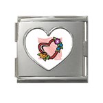 heart1754 Mega Link Heart Italian Charm (18mm)