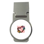 heart1754 Money Clip (Round)