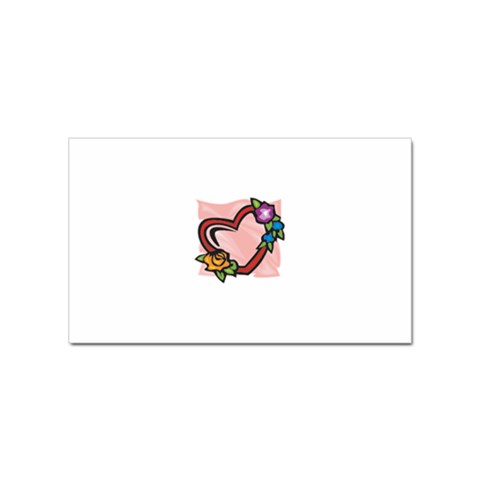heart1754 Sticker (Rectangular) from ArtsNow.com Front