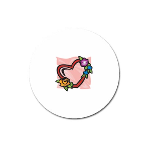 heart1754 Magnet 3  (Round) from ArtsNow.com Front