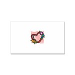 heart1754 Sticker Rectangular (10 pack)
