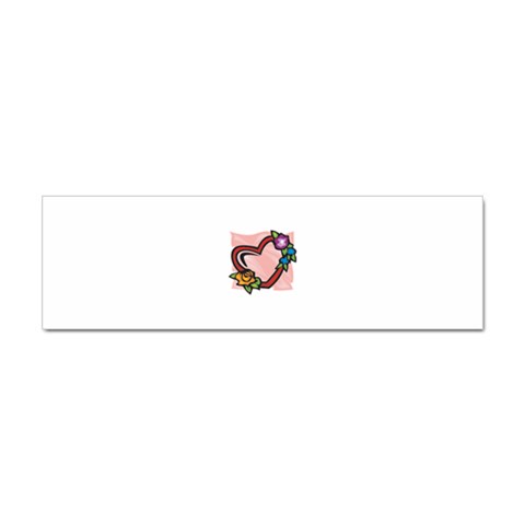 heart1754 Sticker Bumper (100 pack) from ArtsNow.com Front