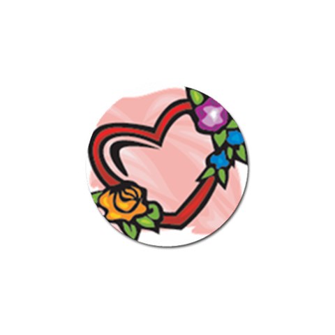 heart1754 Golf Ball Marker (10 pack) from ArtsNow.com Front