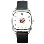 heart1754 Square Metal Watch