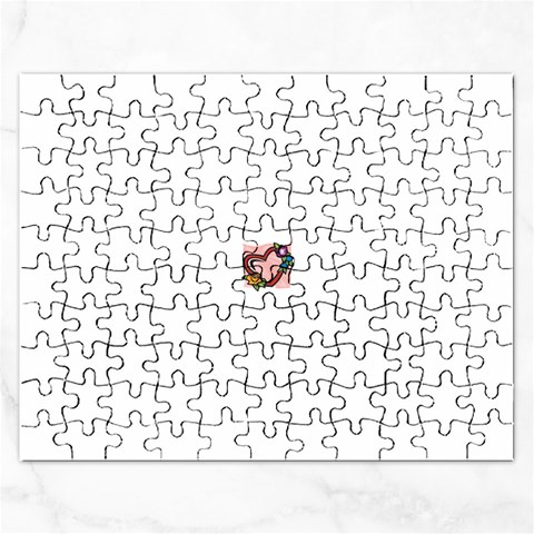 heart1754 Jigsaw Puzzle (Rectangular) from ArtsNow.com Front