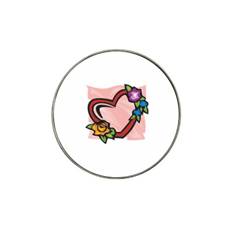 heart1754 Hat Clip Ball Marker from ArtsNow.com Front
