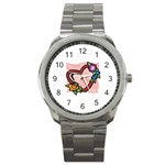 heart1754 Sport Metal Watch