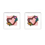 heart1754 Cufflinks (Square)