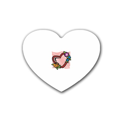 heart1754 Heart Coaster (4 pack) from ArtsNow.com Front