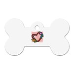 heart1754 Dog Tag Bone (One Side)